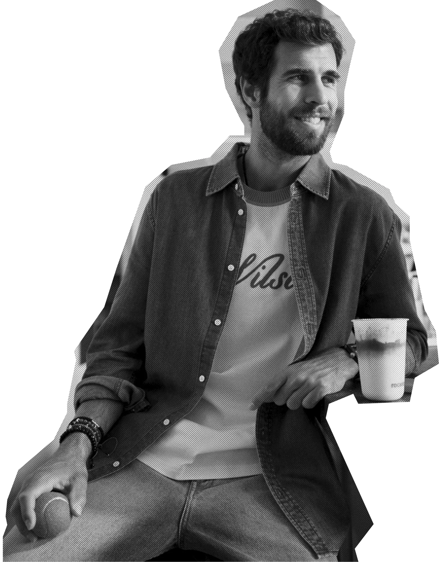 Карен Хачанов с напитком Rockets Coffee